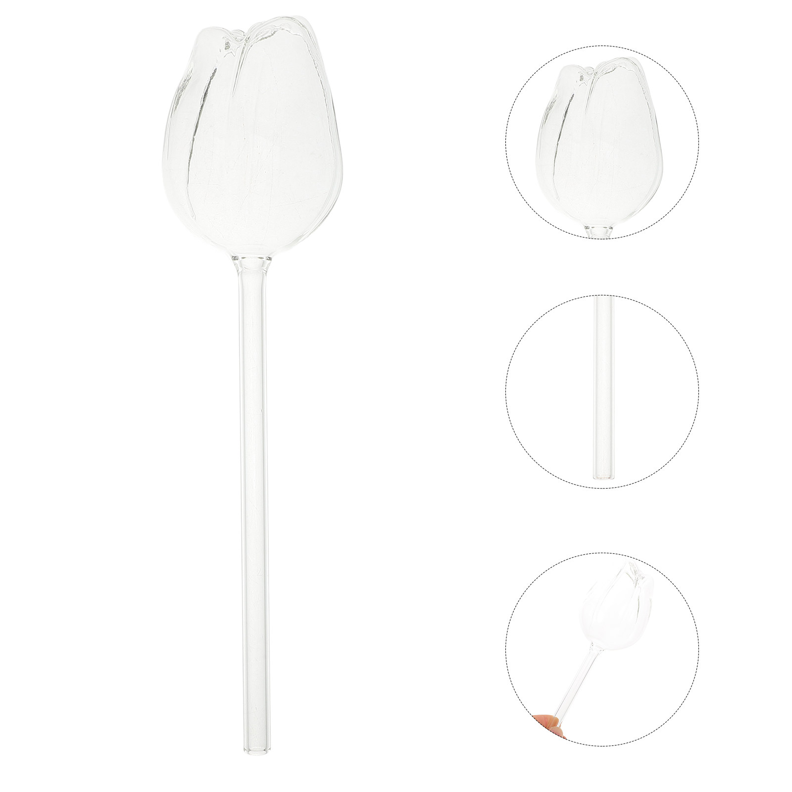 Self-Watering Planter - 2Pcs Premium High Borosilicate Glass Rose