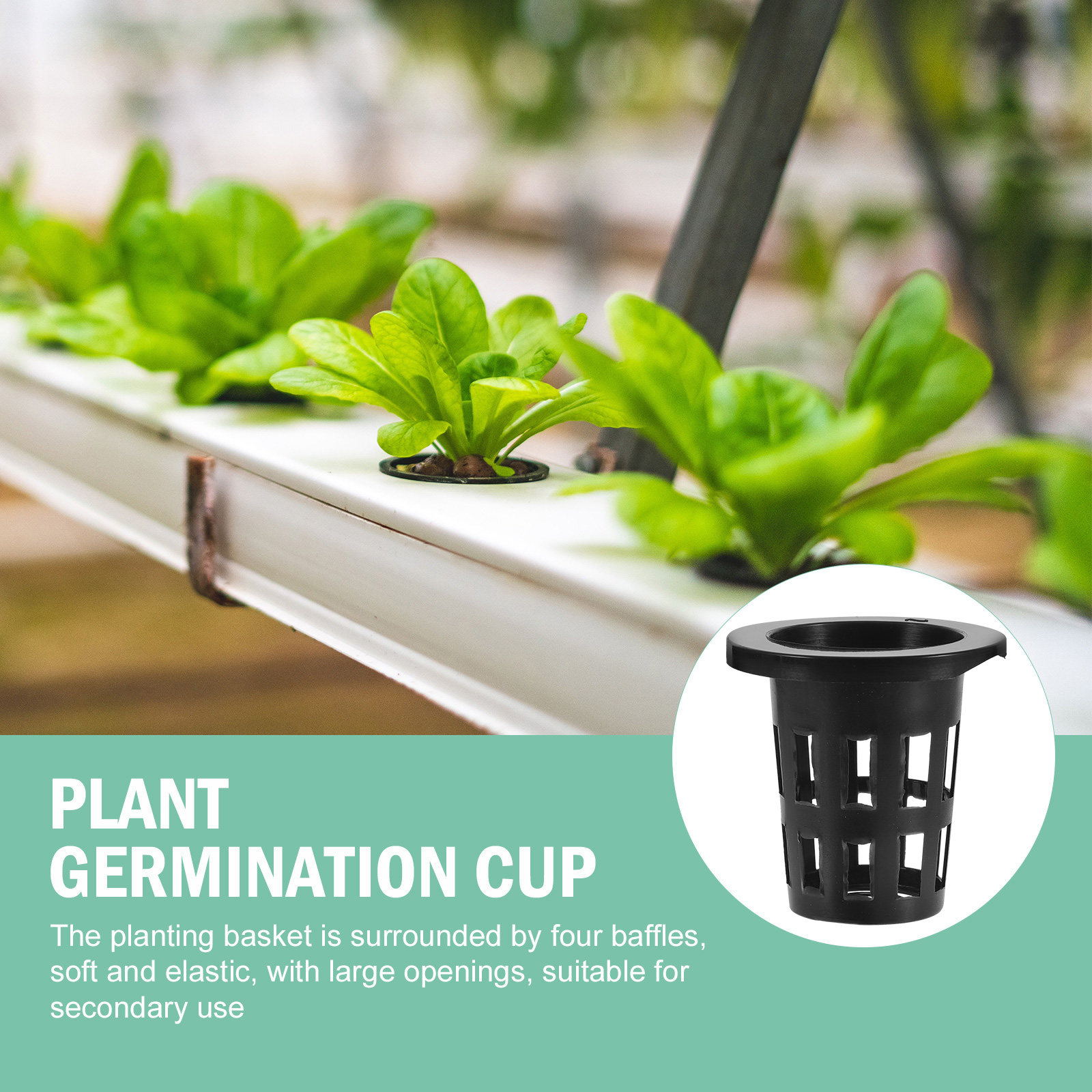 50Pcs Plastic Planting Baskets - Gardening Tools Vegetables review and price