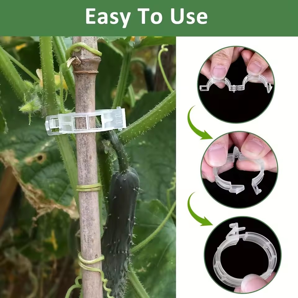 20Pcs Plant Support Clips,Snap - Gardening Tools Vegetables review and price