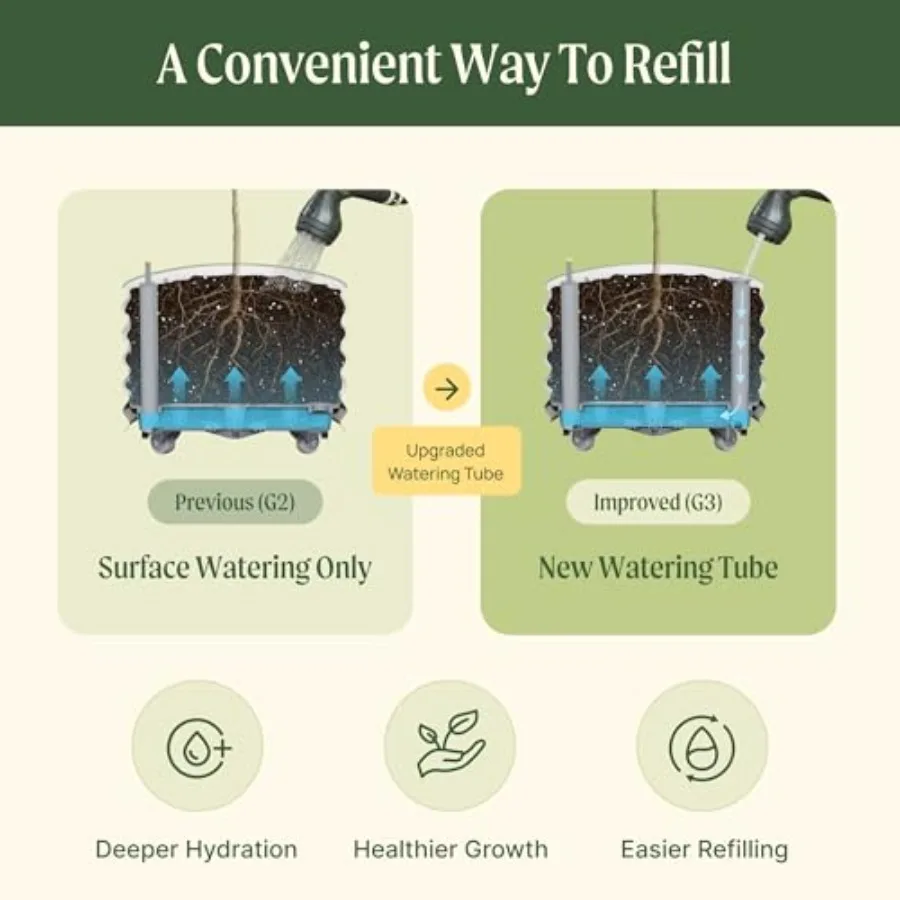 Rolling Citrus Tree Planter Ge - Self-Watering Planter review and price